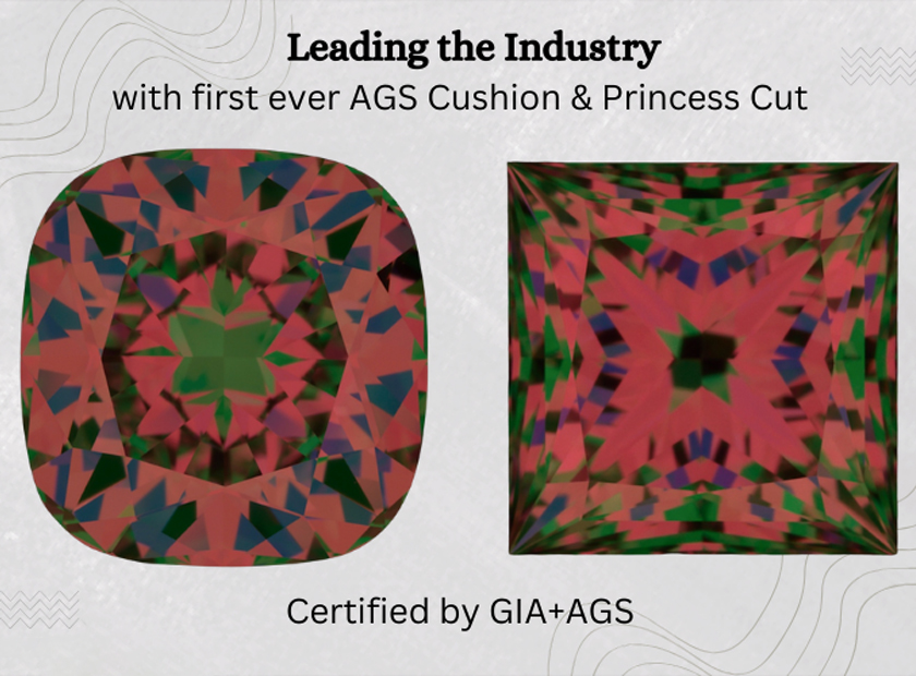 Grown Diamond Corporation: Leading the Industry with the First Ever Cushion And Princess Cut Diamonds Certified By GIA + AGS