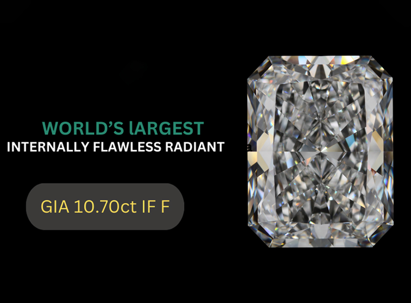 Grown Diamond Corporation Produces the Largest Radiant IF Diamond