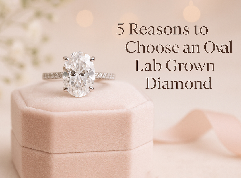 5 Reasons to Choose an Oval Lab Grown Diamond for Your Engagement Ring