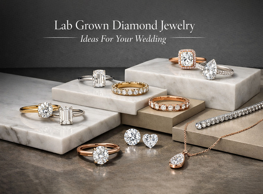 Lab Grown Diamond Jewelry Ideas For Your Wedding