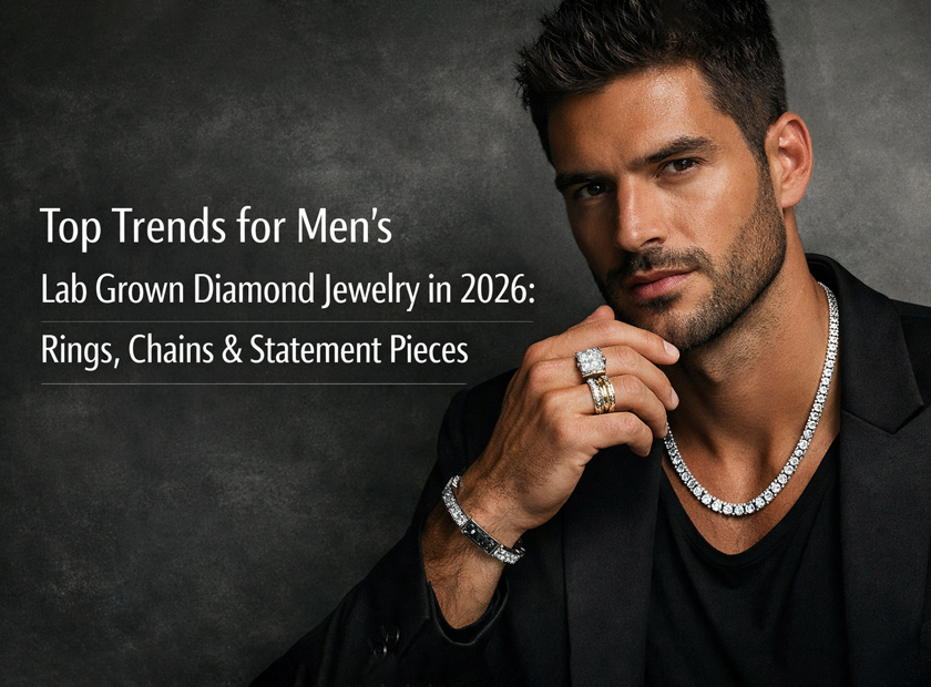Top Trends for Men’s Lab Grown Diamond Jewelry in 2026: Rings, Chains & Statement Pieces