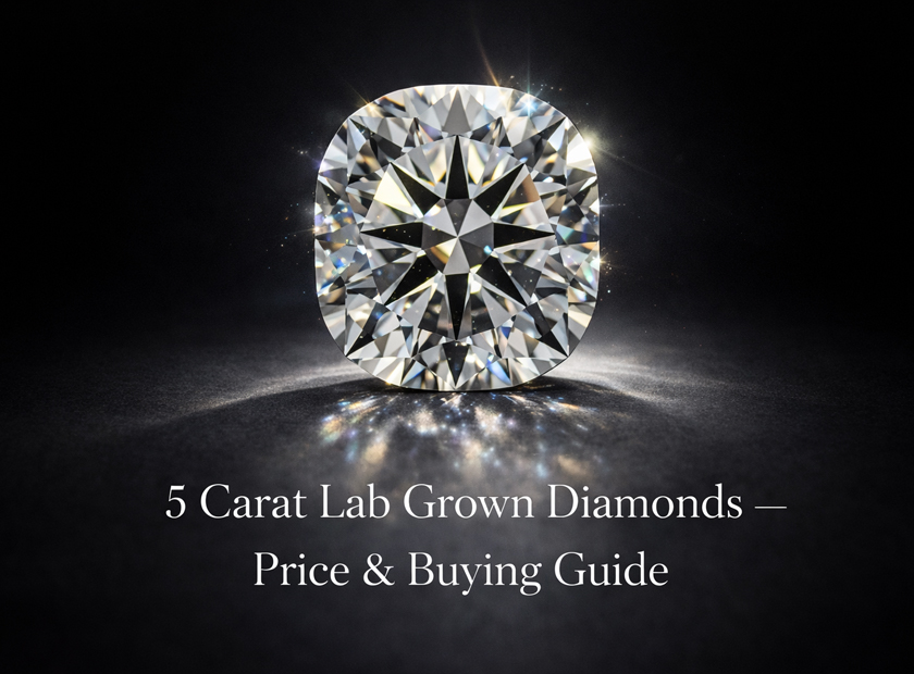 5 Carat Lab Grown Diamonds – Price And Buying Guide