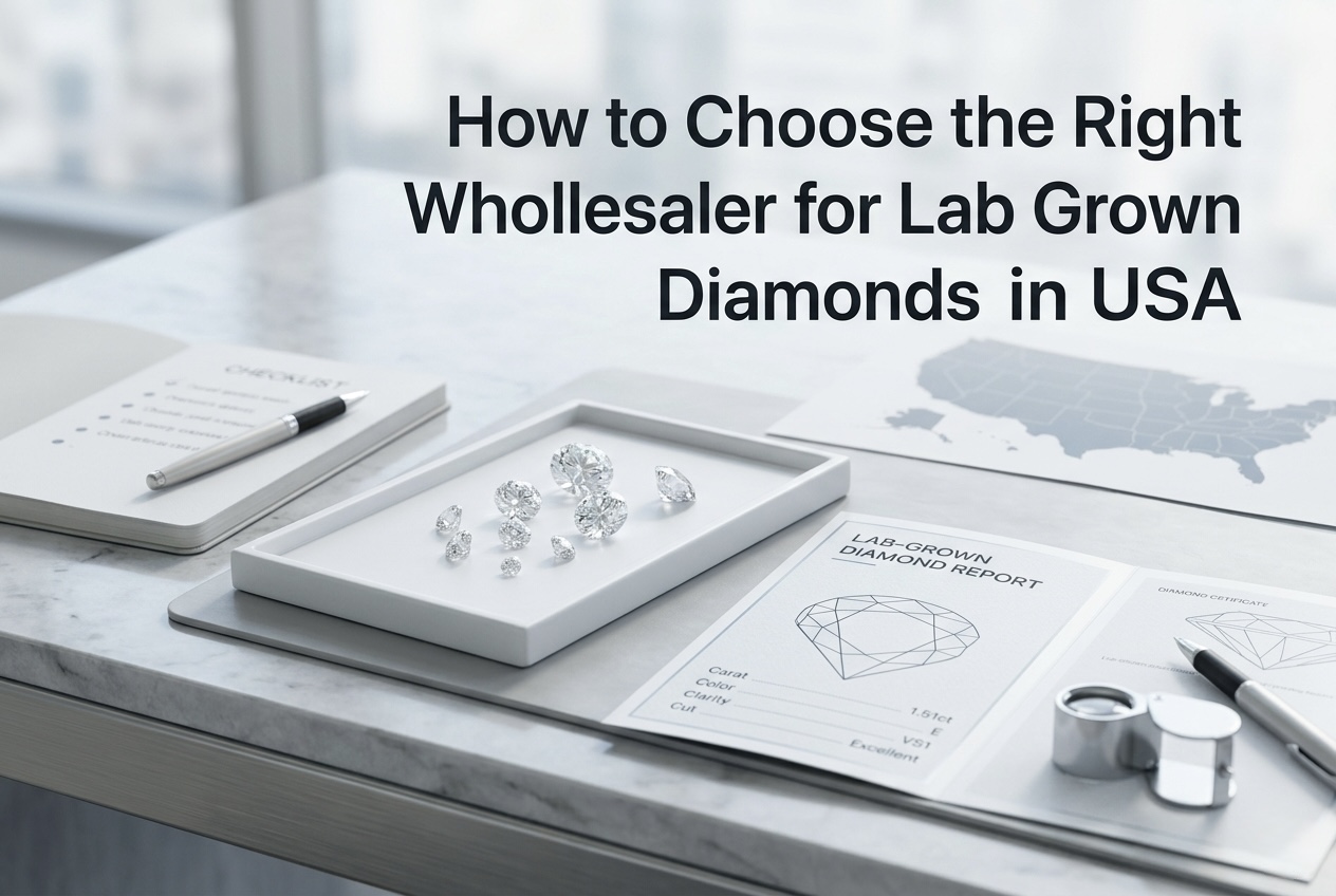 How to Choose the Right Wholesaler for Lab Grown Diamonds in USA