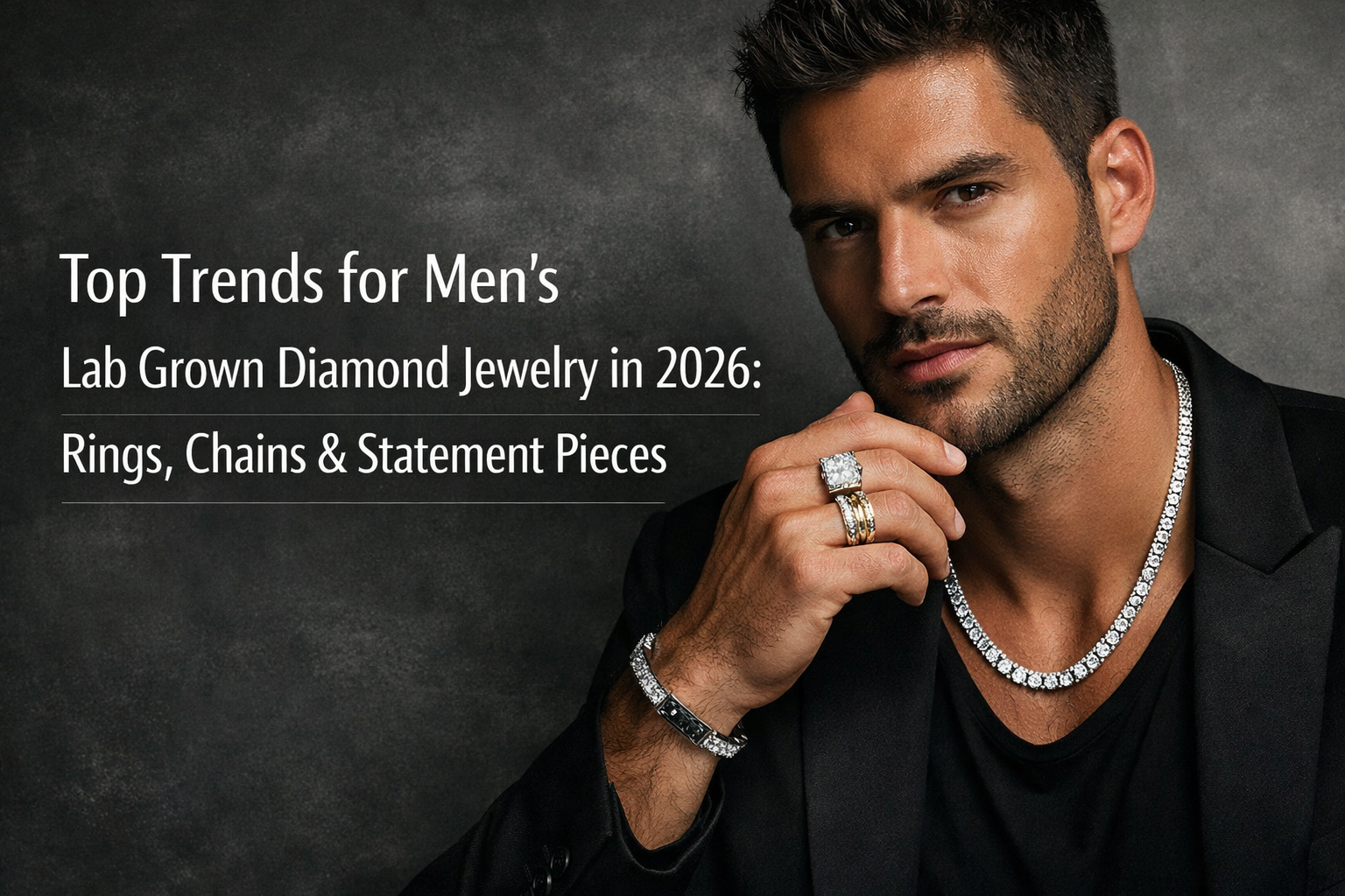 Top Trends for Men s Lab Grown Diamond Jewelry in 2026 Rings Chains & Statement Pieces